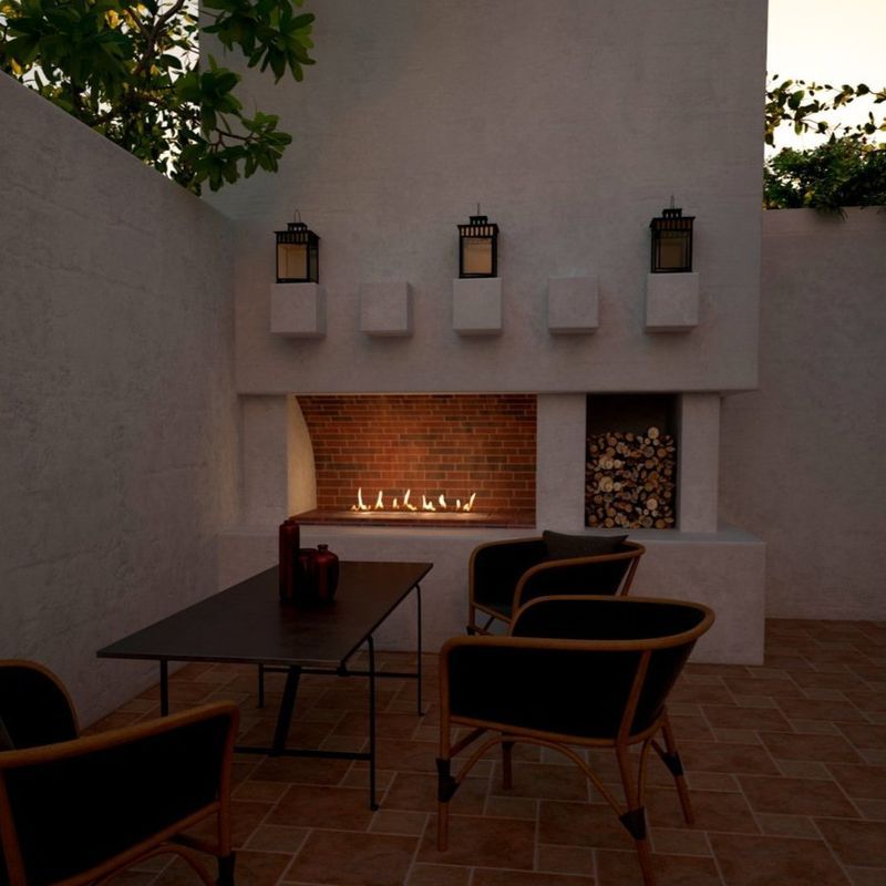 Decoflame Outdoor Net Zero Built-in Fireplace Insert