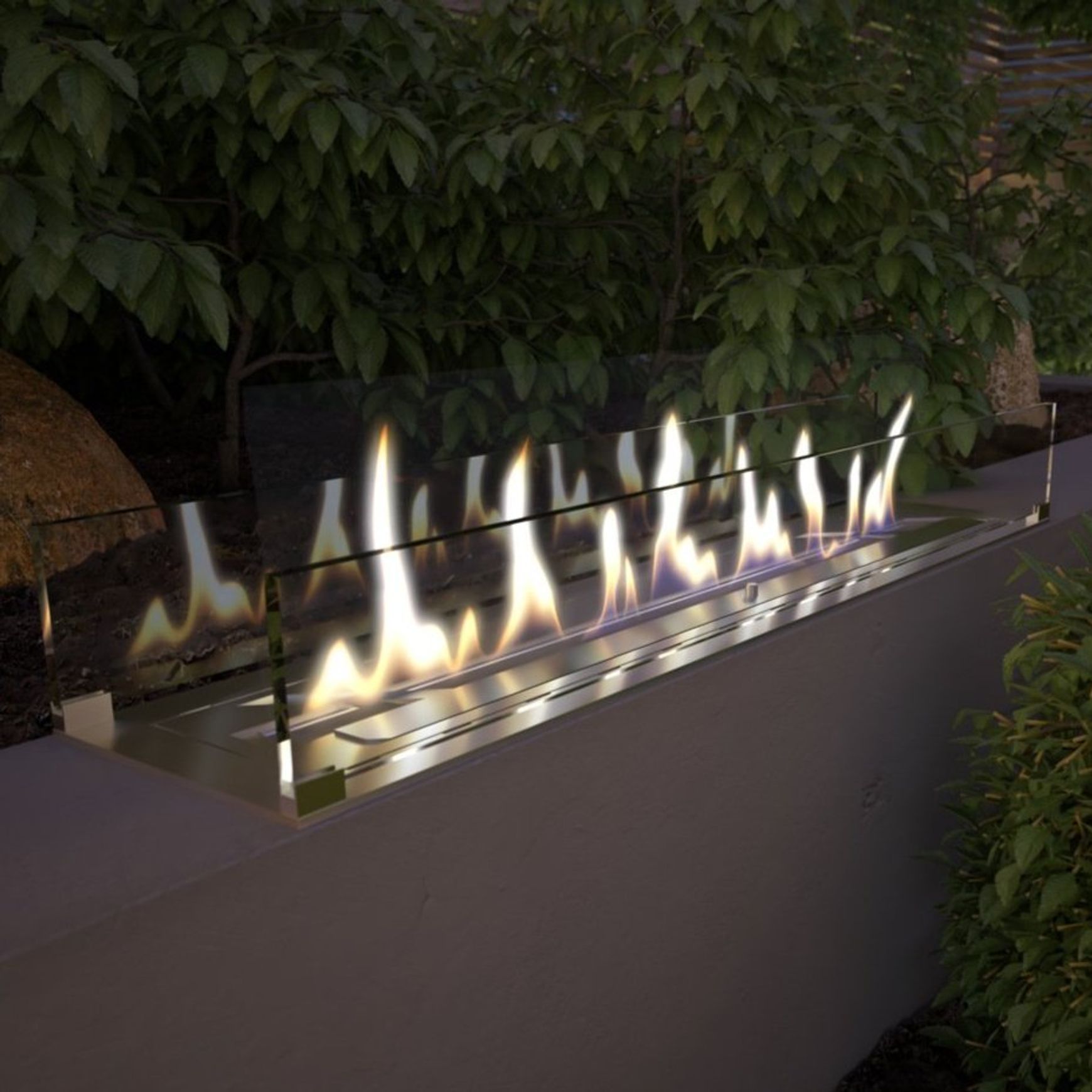 Decoflame Outdoor Net Zero Built-in Fireplace Insert