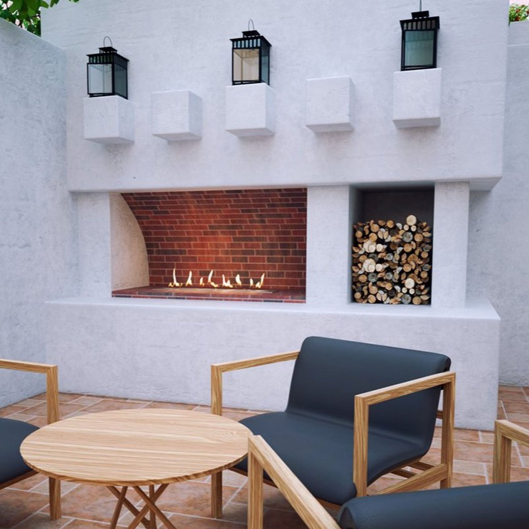 Decoflame Outdoor Net Zero Built-in Fireplace Insert