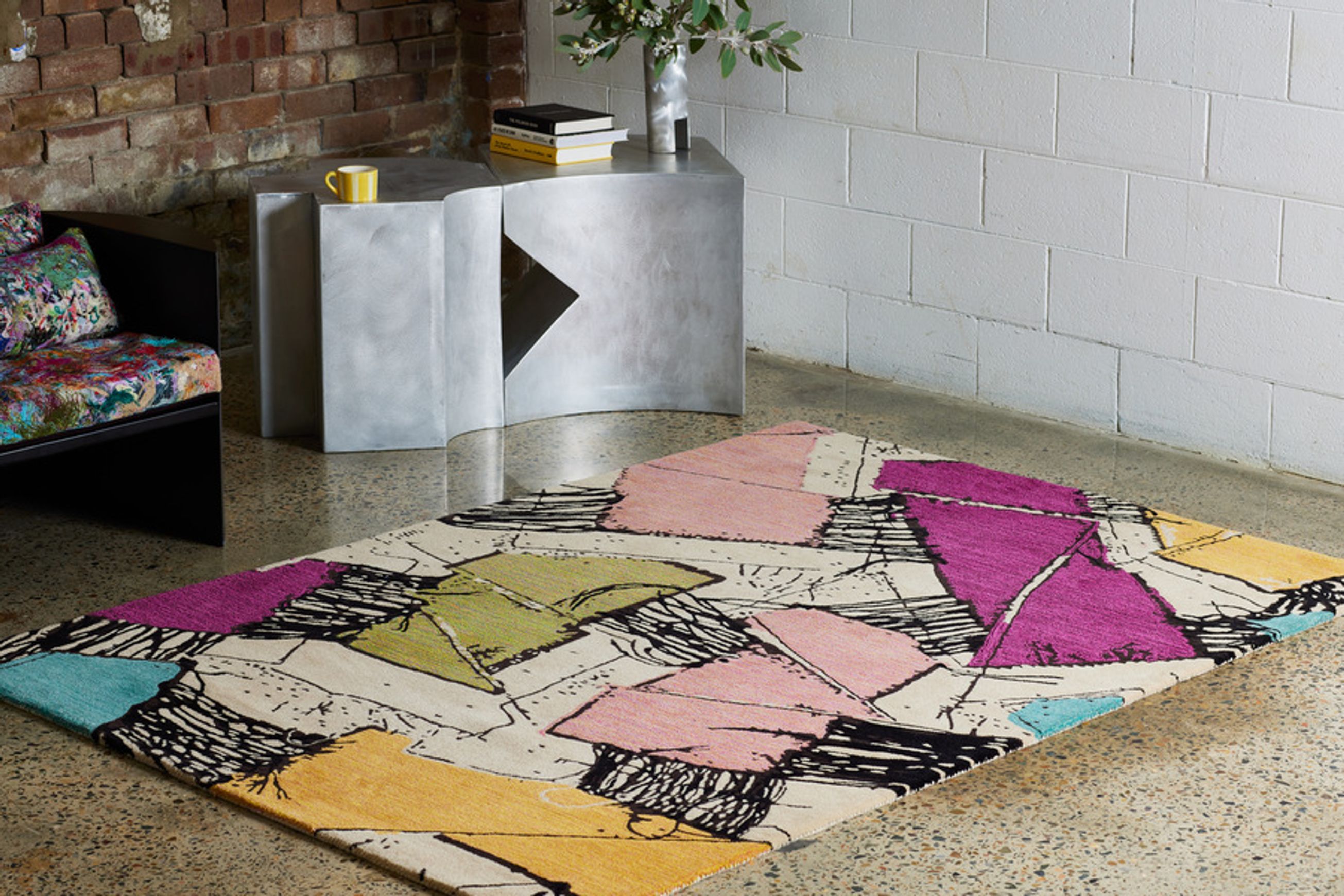 Turning Corners l Hand Tufted Rugs