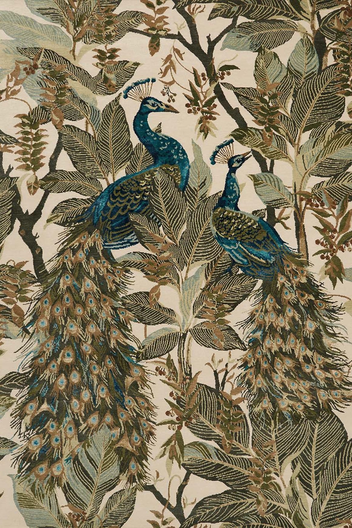Royal Peacock l Handknotted Rugs