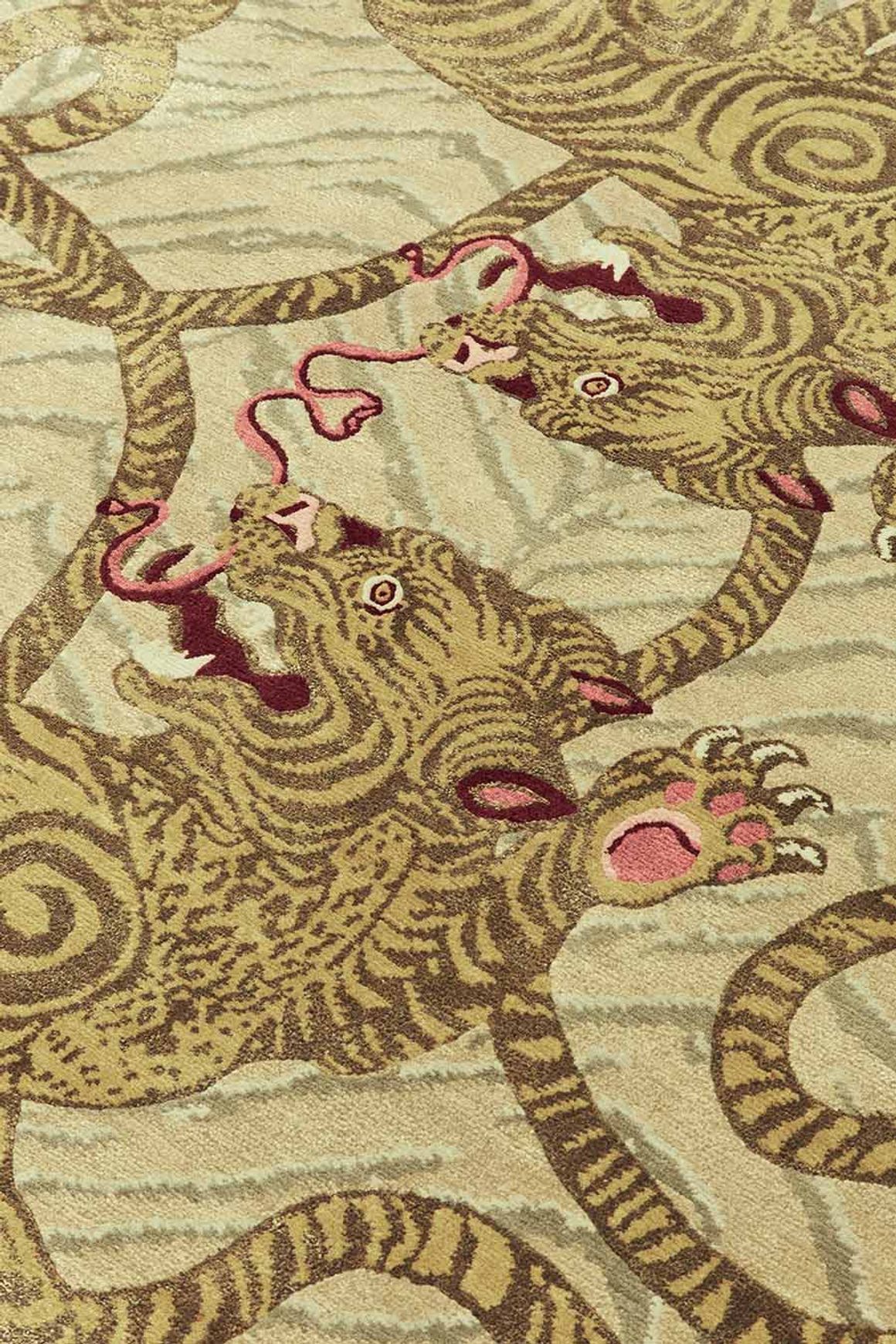 Tiger Knot Caramel l Hand Tufted Rugs