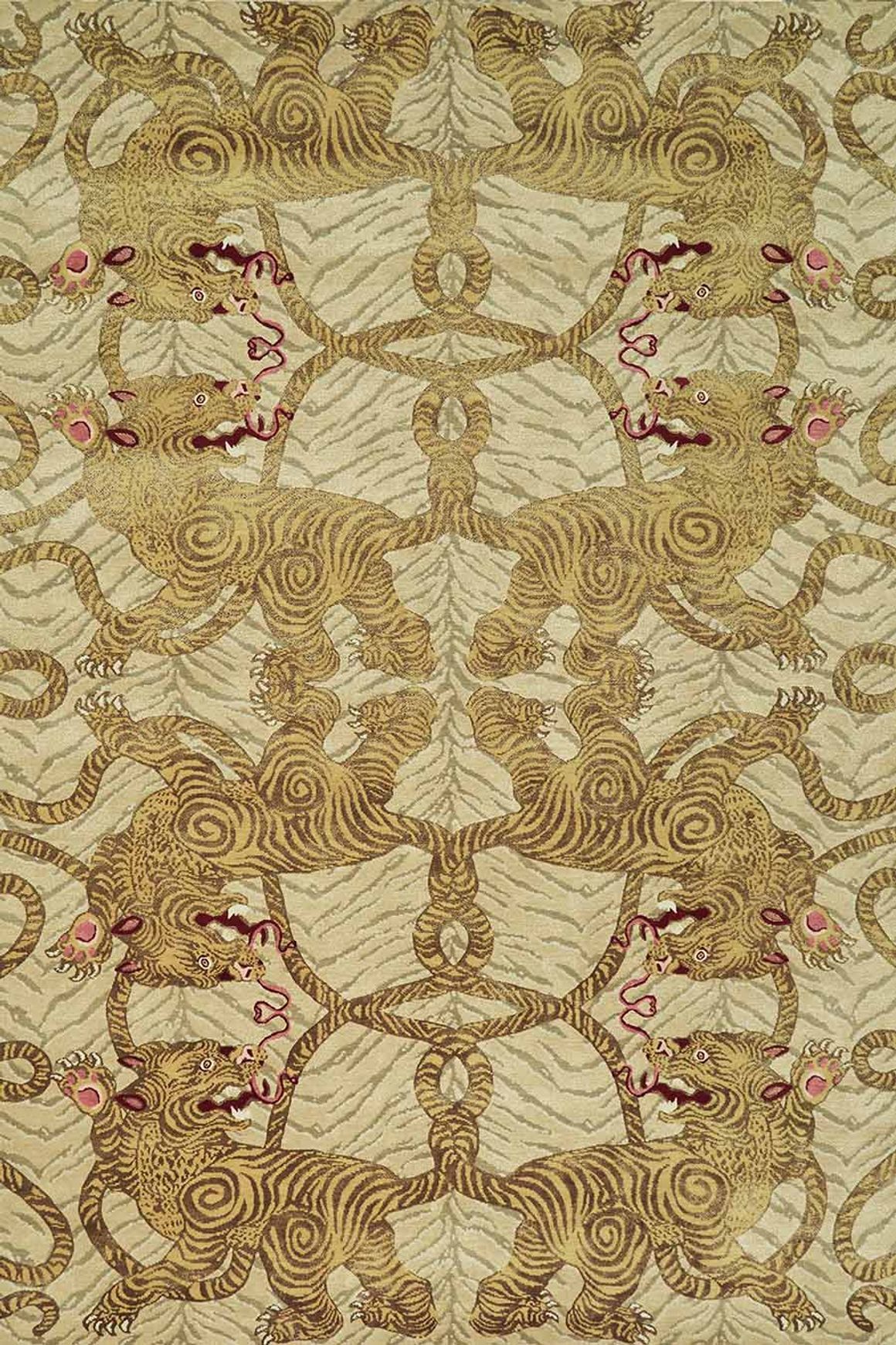 Tiger Knot Caramel l Hand Tufted Rugs