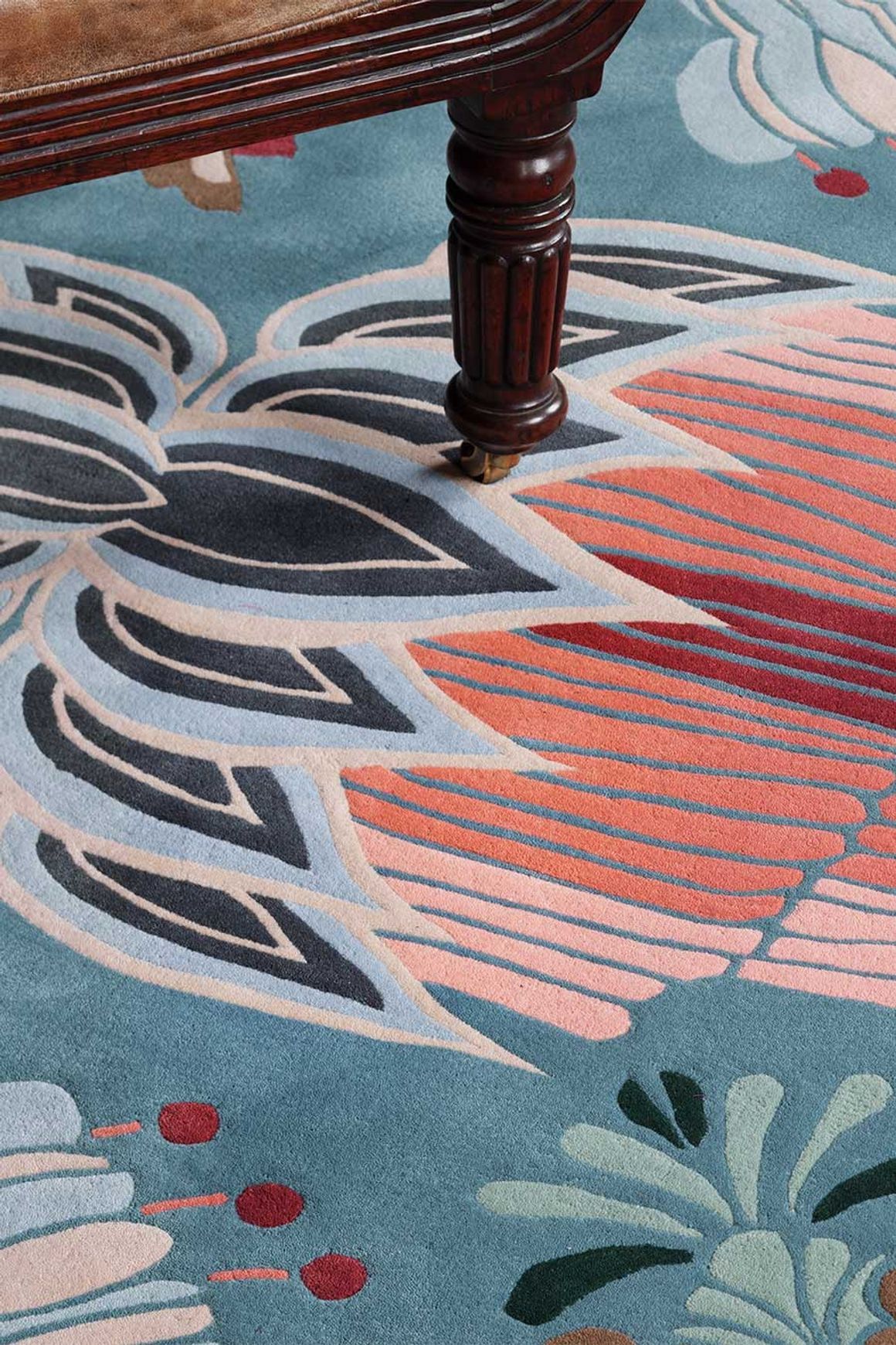 Cinnamon Bloom l Hand Tufted Rugs