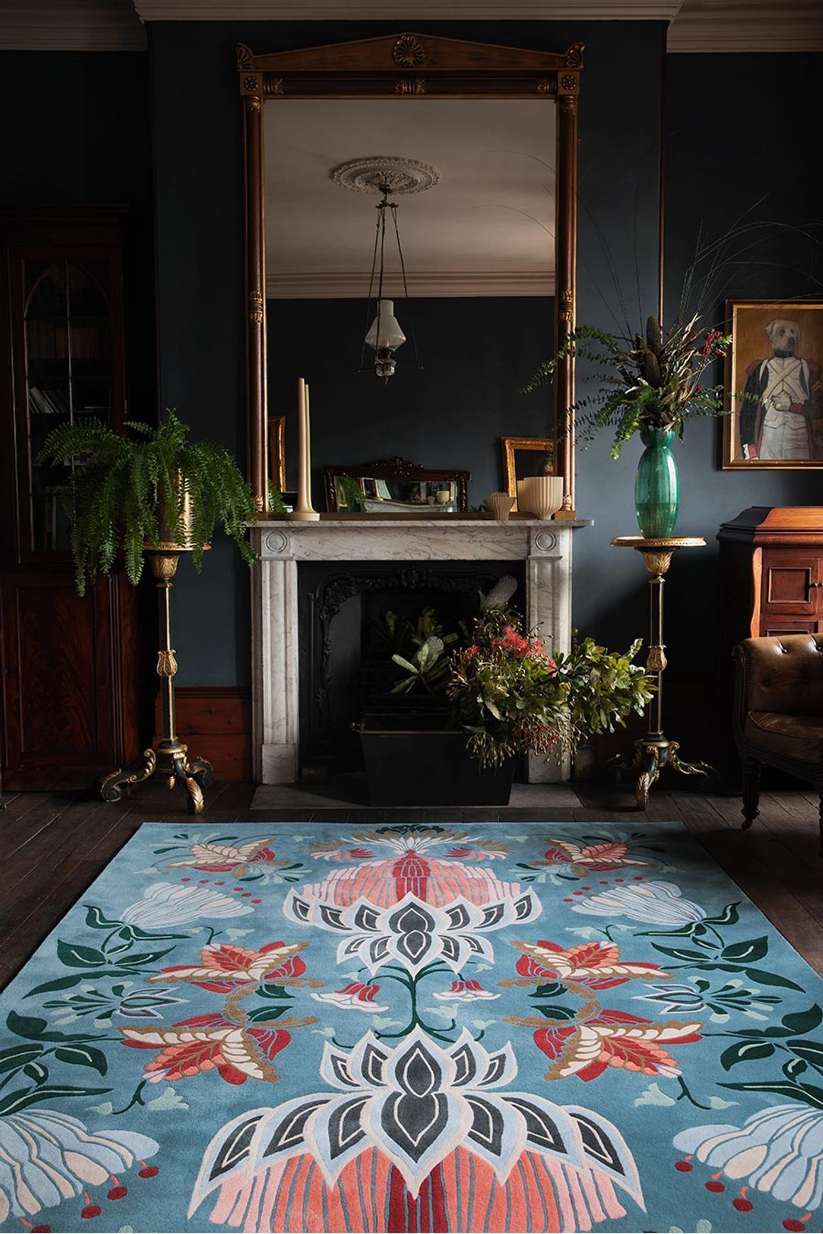 Cinnamon Bloom l Hand Tufted Rugs