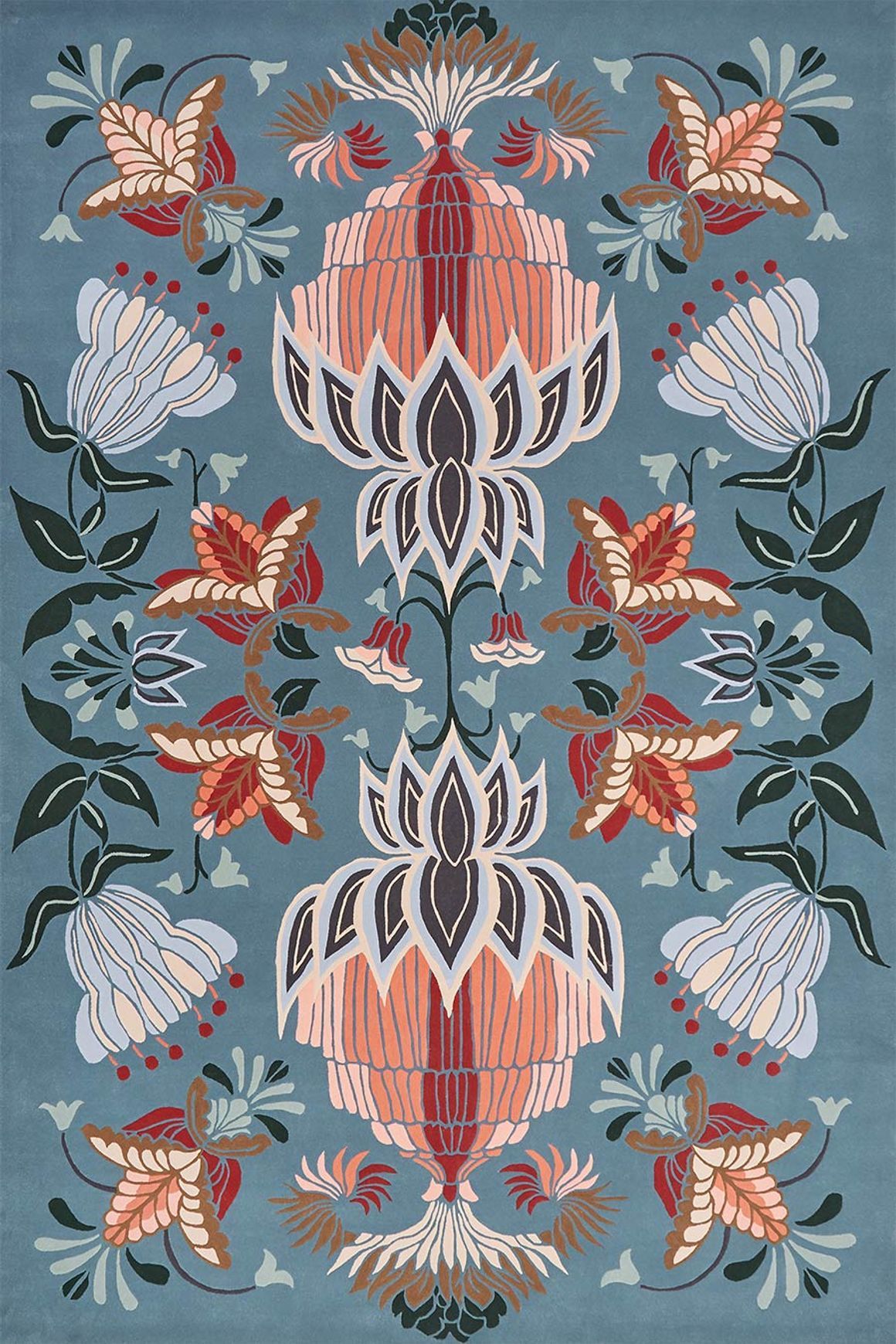 Cinnamon Bloom l Hand Tufted Rugs
