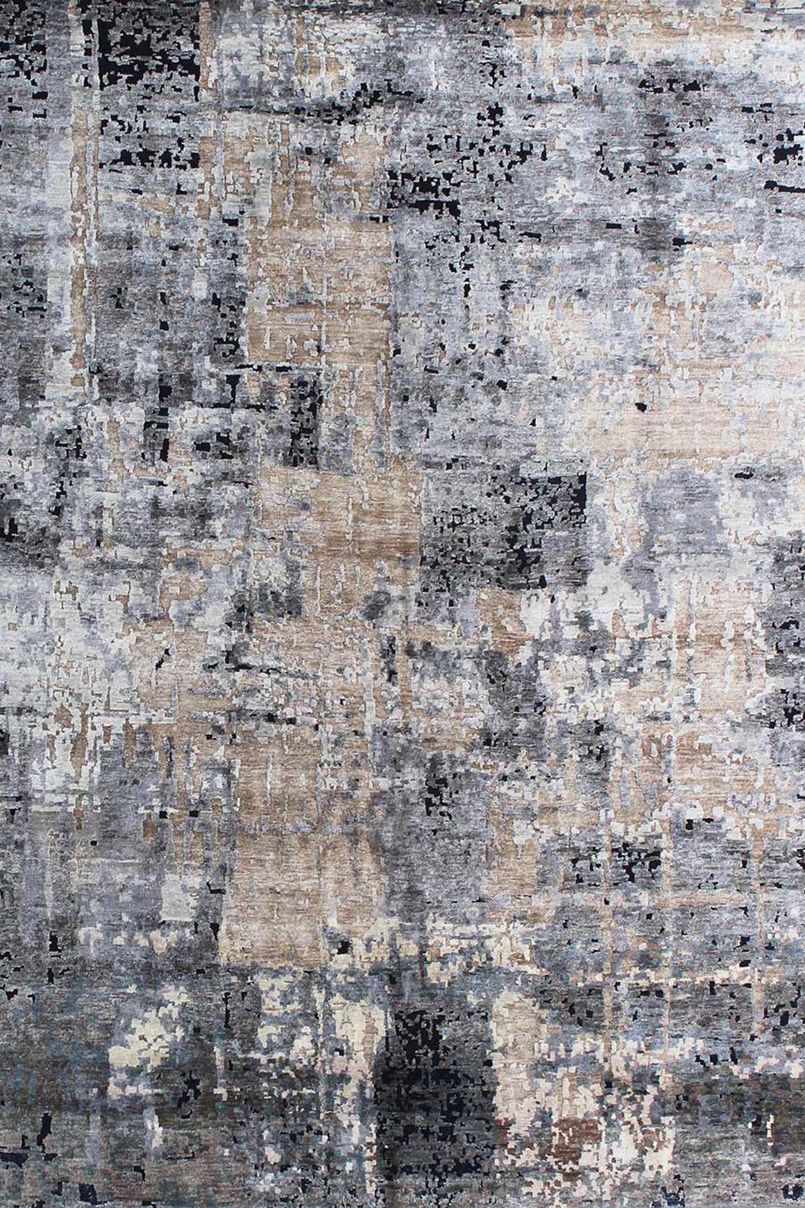 Marello Silver/ Grey l Handknotted Rugs