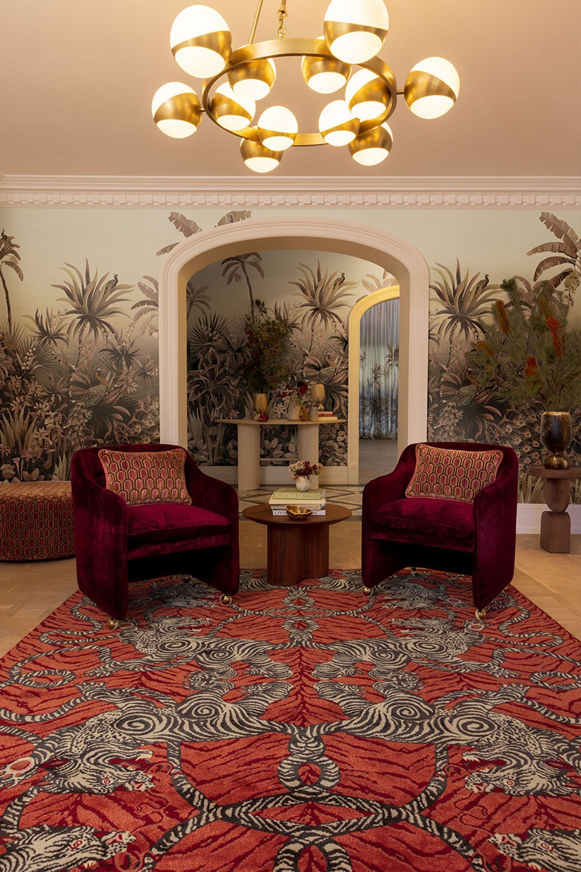 Tiger Knot Chilli l Hand Tufted Rugs
