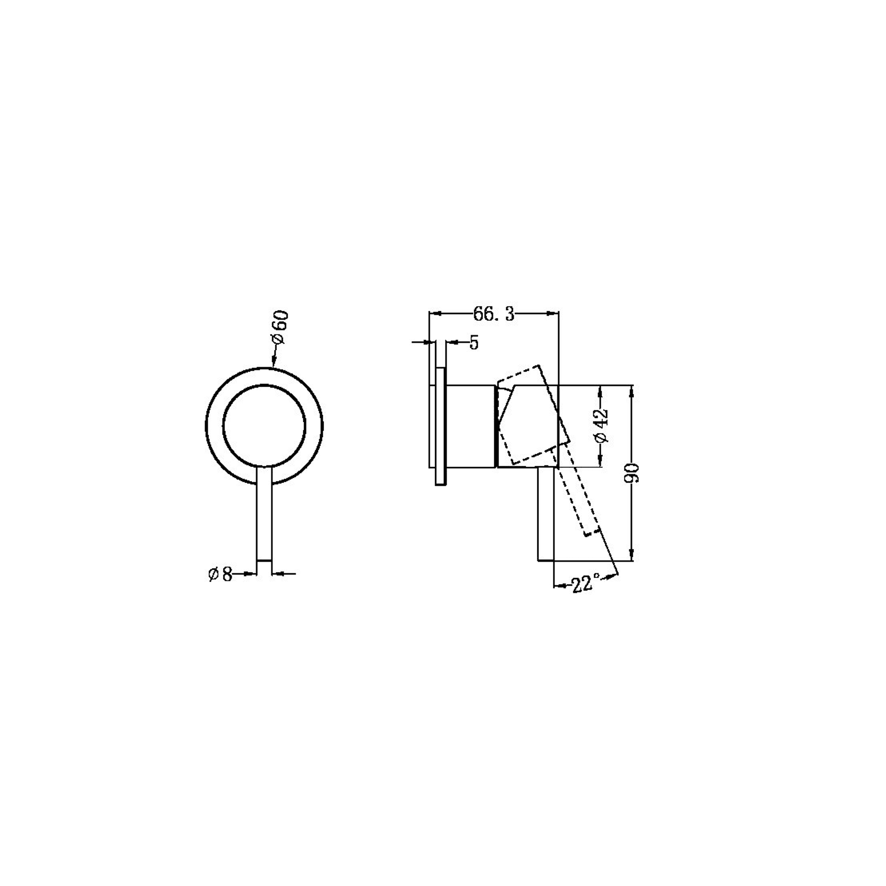 Zen SS316L Shower Mixer Trim Kits | Brushed Nickel