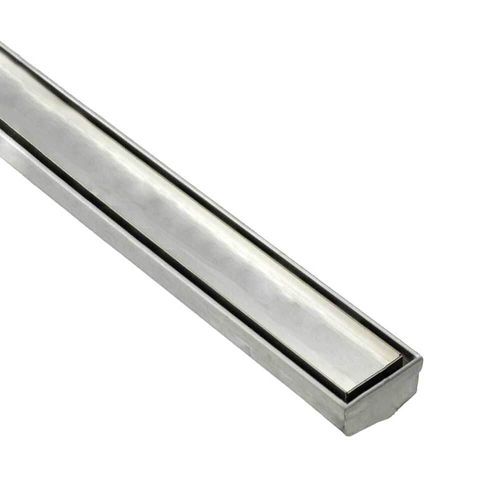 Slim Shower Grate - Tile Insert - 45mm - Custom Length and Outlet