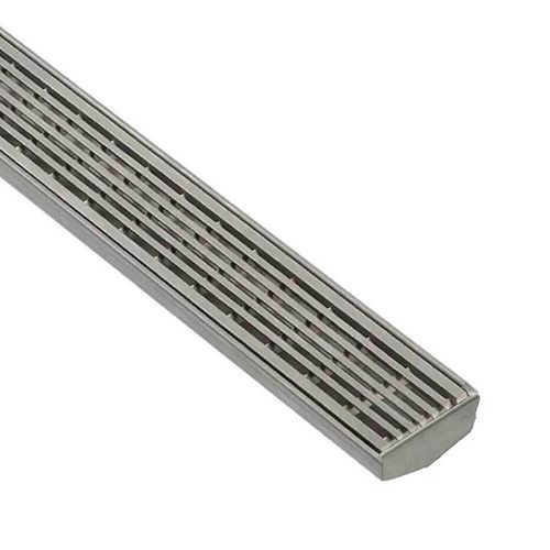 Slim Shower Grate - Wedge Wire - 45mm - Custom Length and Outlet
