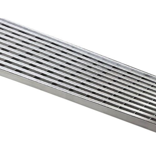 Outdoor Driveway Heavy Duty Drainage Channel - Tray and Grate - Wedge Wire - 120mm Wide