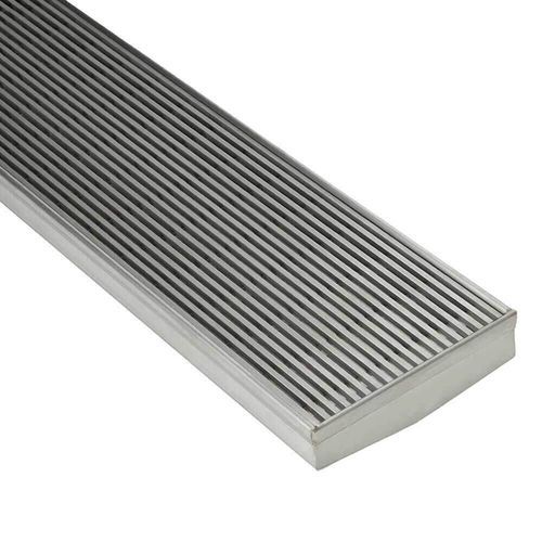Wedge Wire Shower Grate - 316 Stainless Steel - 120mm width Standard Length