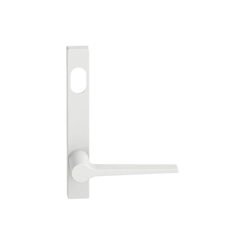 Narrow Plate Lever #14 Cylinder/Concealed WHT