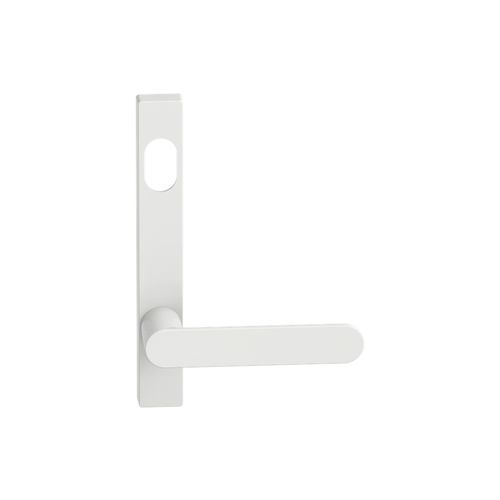 Narrow Plate Lever #30 Cylinder/Concealed WHT