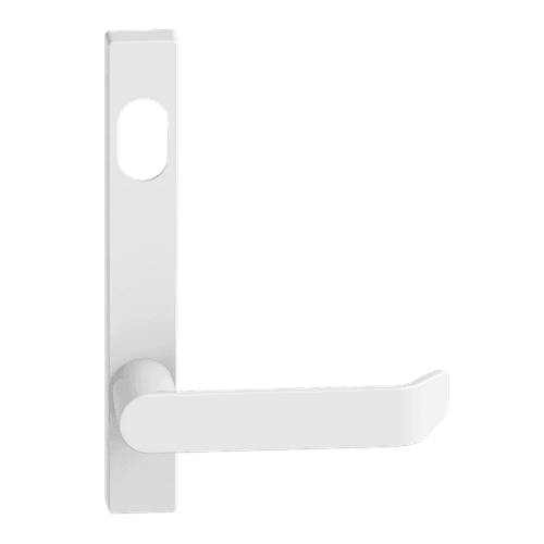 Narrow Plate Lever #34 Cylinder/Concealed WHT