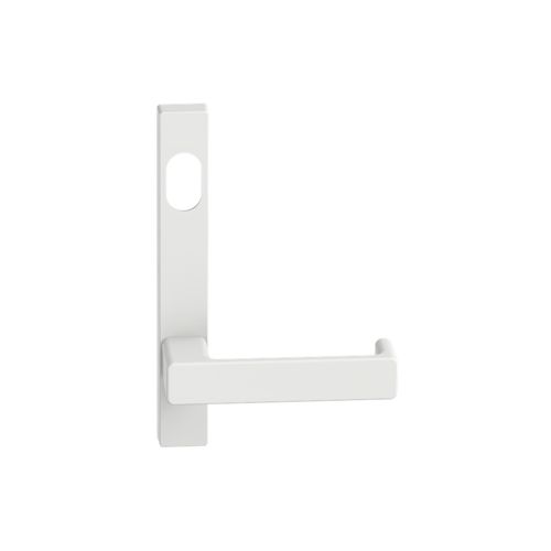 Narrow Plate Lever #35 Cylinder/Concealed WHT