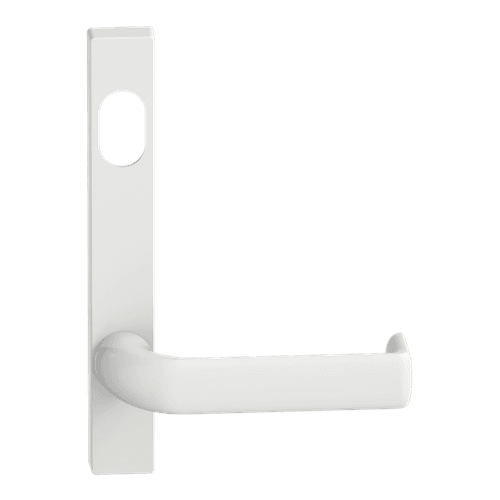 Narrow Plate Lever #38 Cylinder/Concealed WHT