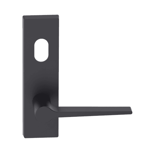 Rectangular Plate Lever #14 Cylinder/Concealed BLK