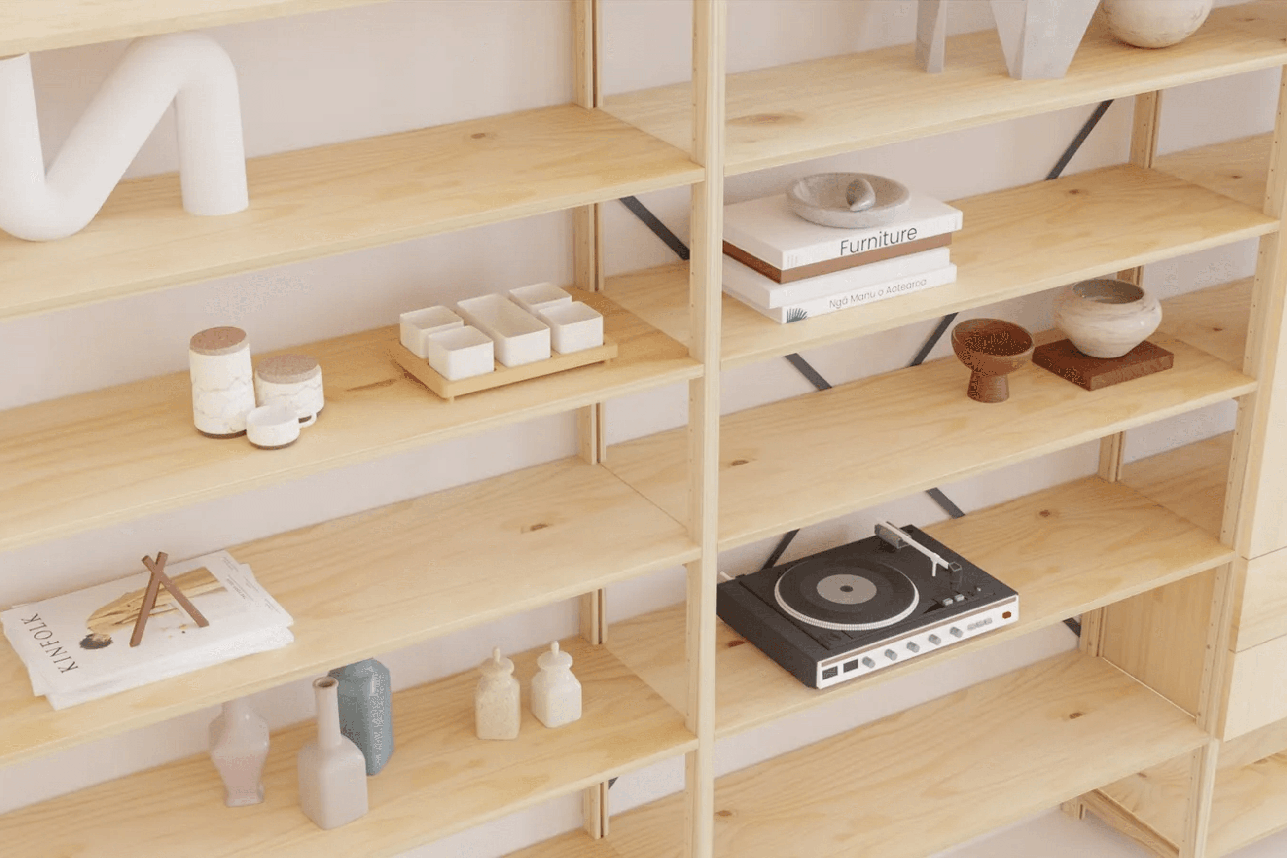 Classic Shelving by Lundia