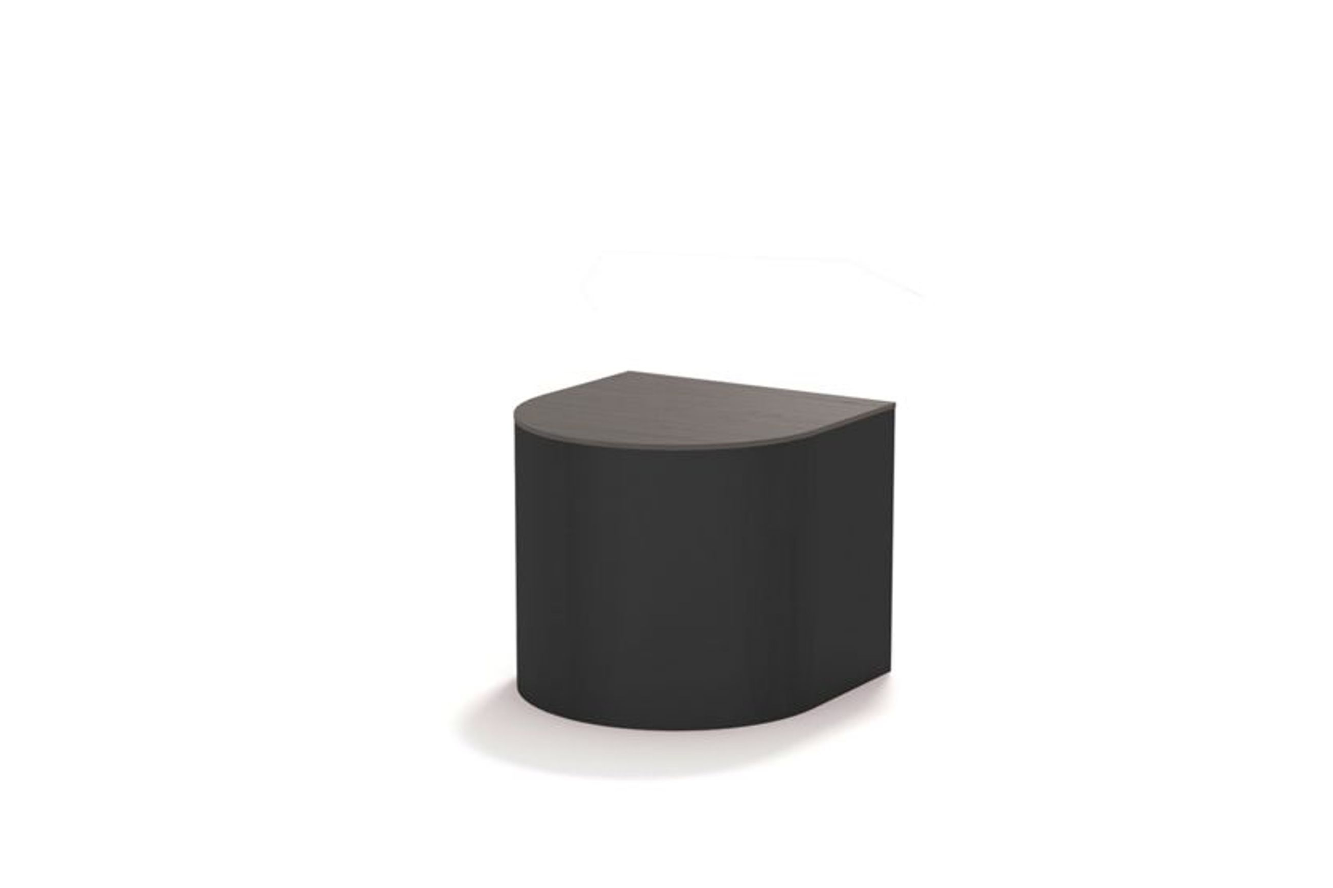 Flexus Bedside Table - Black Lacquered Structure
