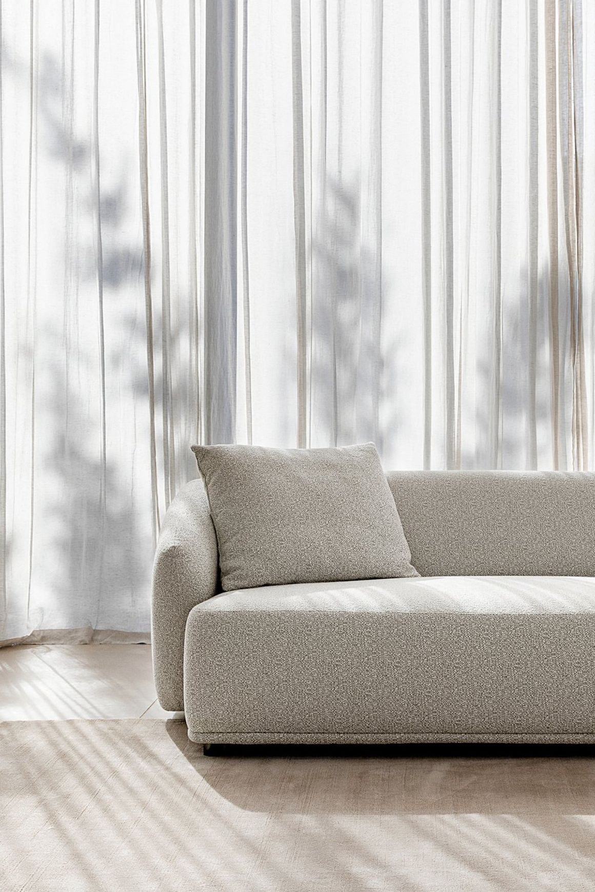 Gemma 1 Piece Sofa | Stone
