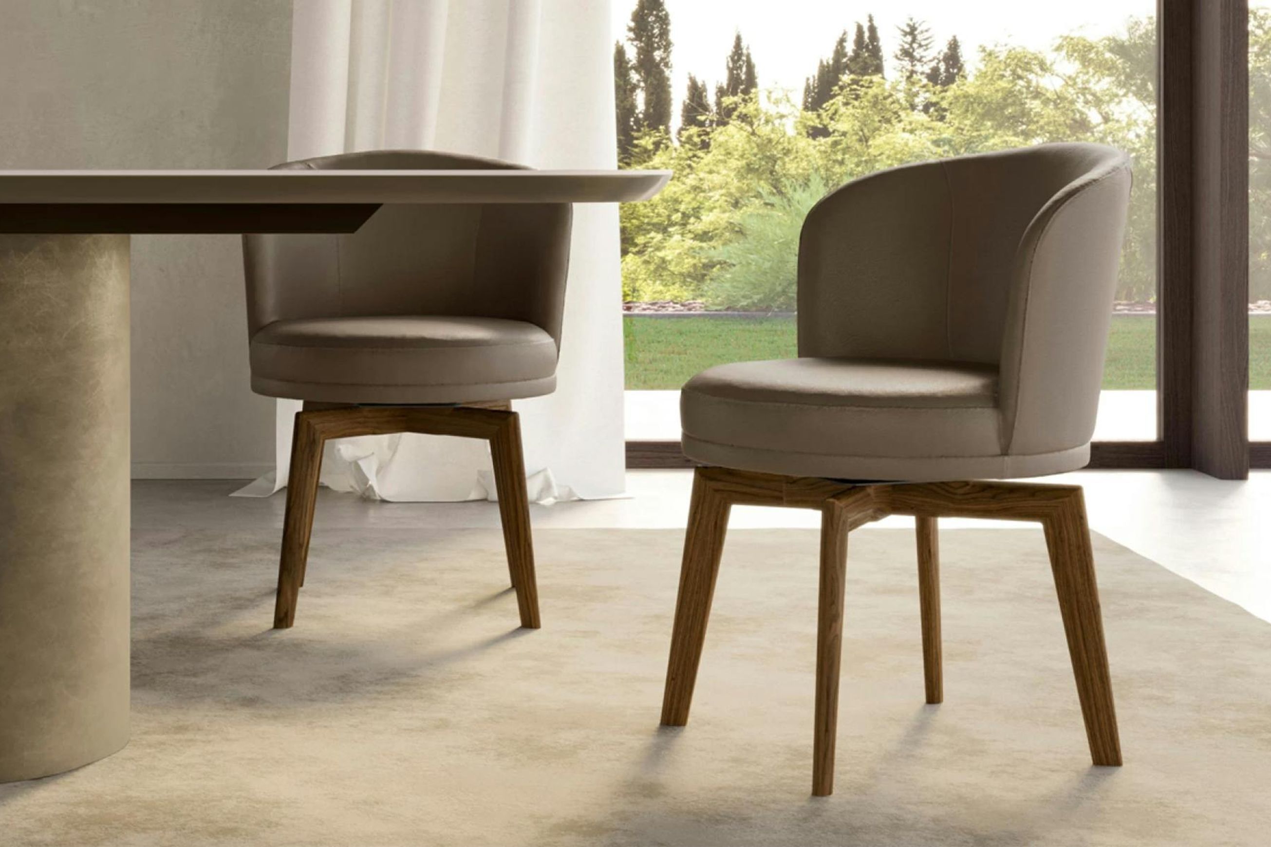 Ginger Trestle Armchair