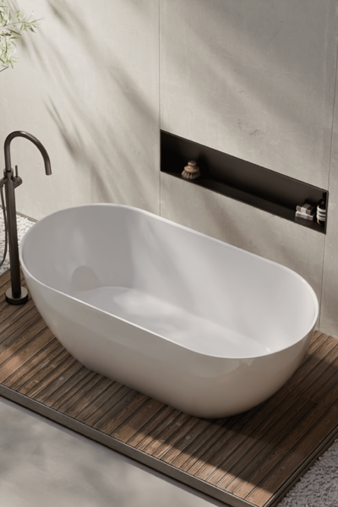 Villastone Halo 1500 Freestanding Bath