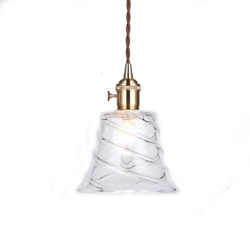 Vintage Glass Pendant Light - Belle