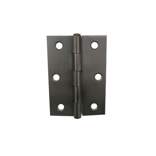 Gunmetal Grey Door Hinge 85 x 60mm (2 Hinges) LOOSE PIN