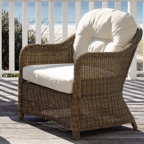Hampton Rattan Chair Set - Wheat