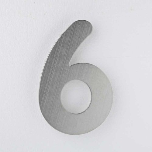 House Number - Stainless Steel - 150mm - 6
