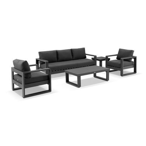 Harbour 4pc Lounge Set - Charcoal