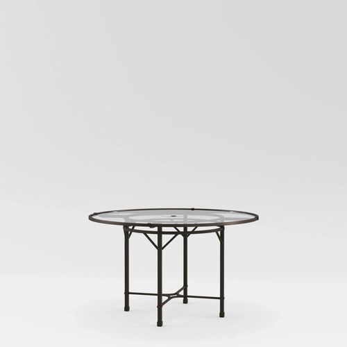 Venetian 48" Round Pedestal Dining Umbrella Table