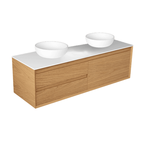 Edge Largo 1500 3 Drawer Wall Hung Vanity - 6 Colours