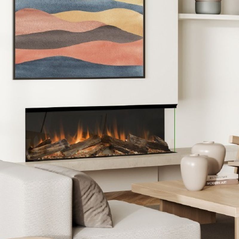 Evonic Volante 1250 Black Edition Electric Fireplace