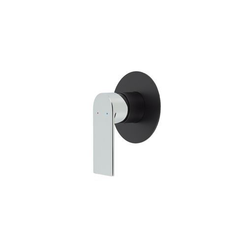 Prato Wall Mounted Bath and Shower Mixer - Luxury Matte Black With Chrome