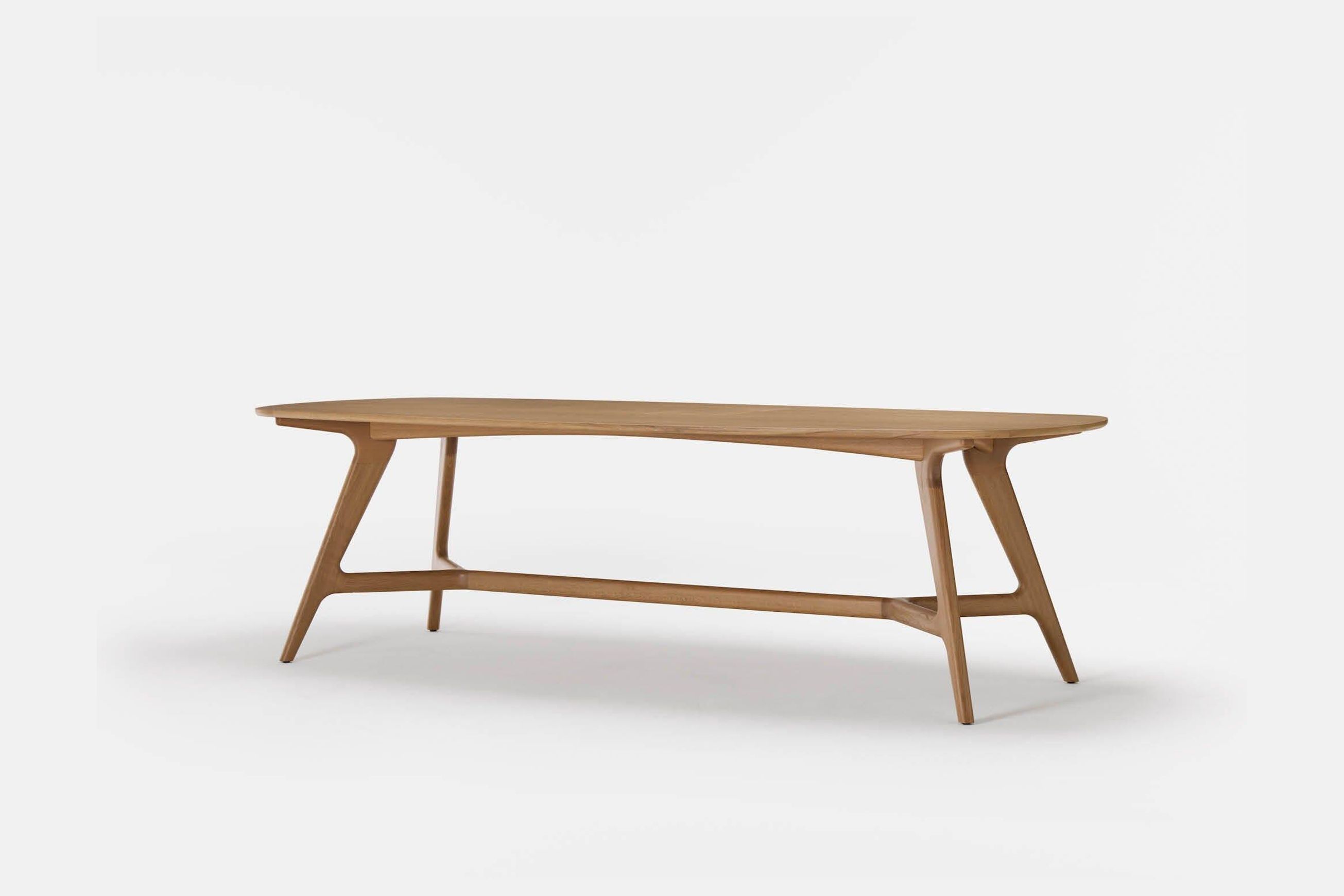 Johanna Elliptical Timber Table