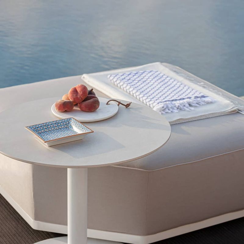 Laguna Module 12 Outdoor Ottoman by Atmosphera