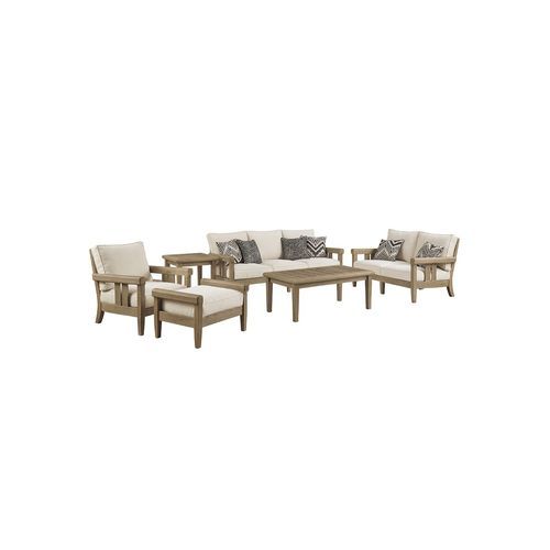 Lani Outdoor Timber Lounge Set with Tables