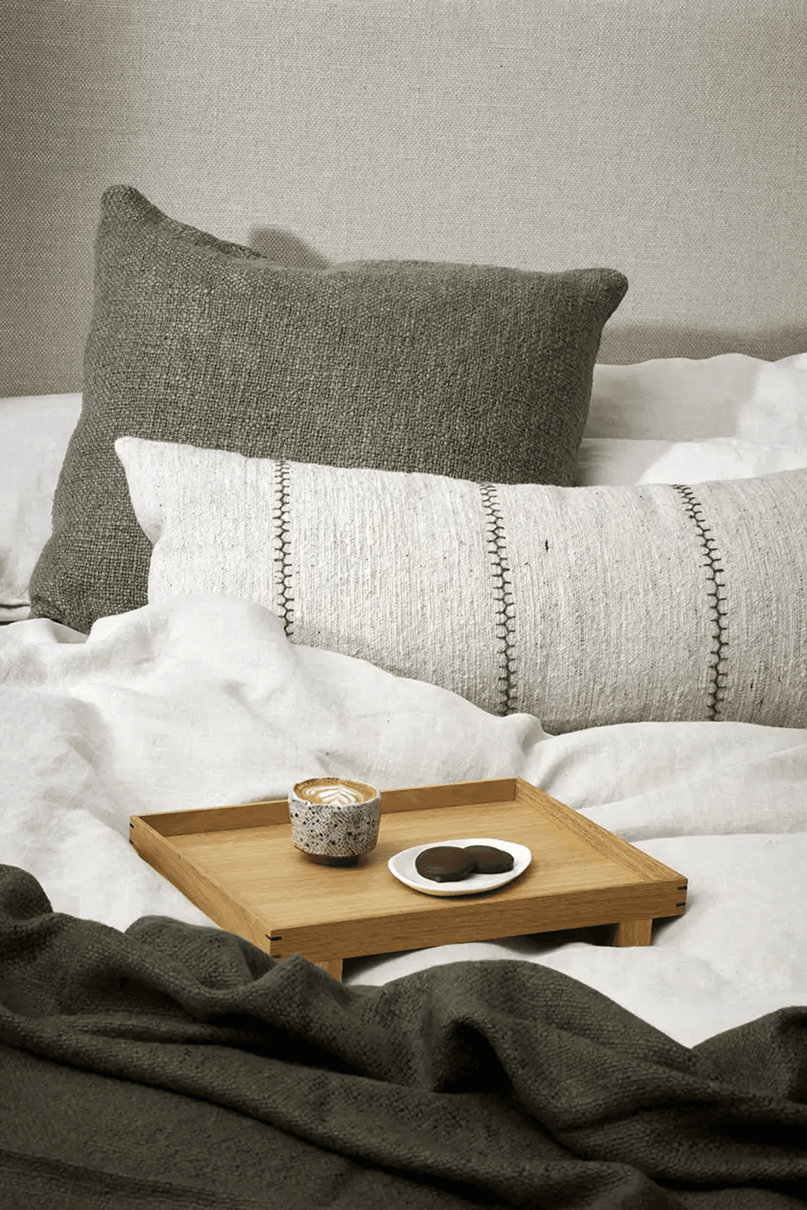 Baya Cyprian Cushion - Sage | Square - Two Sizes