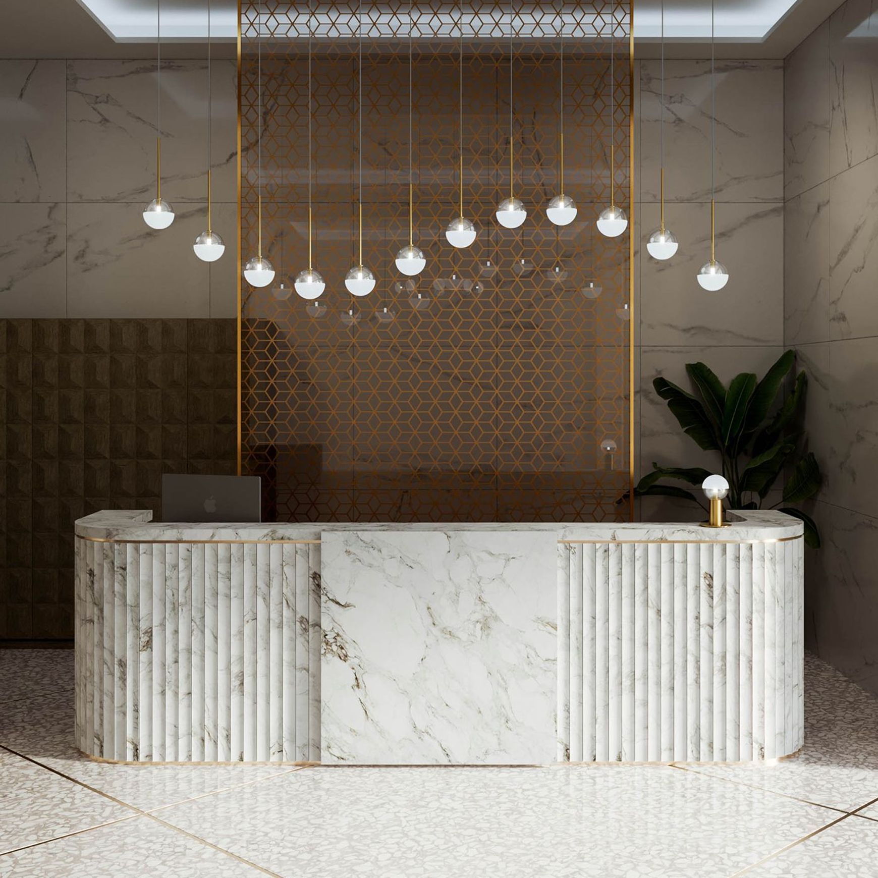 Molecola Pendant Light