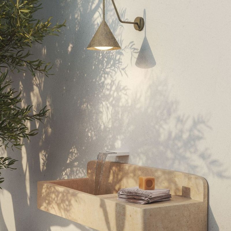 Cone Outdoor Wall Light