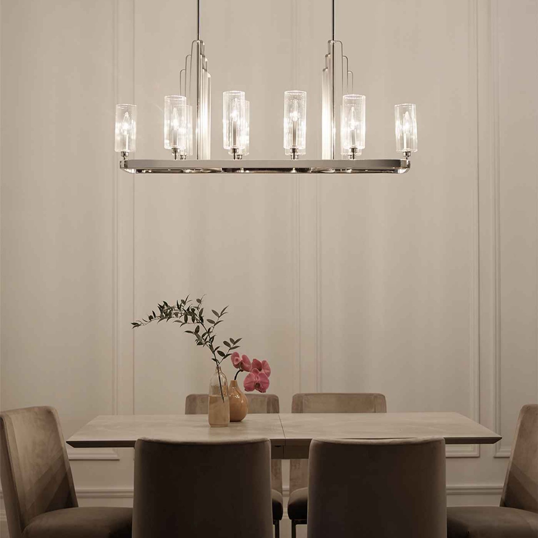 Kimrose 10lt Linear Chandelier