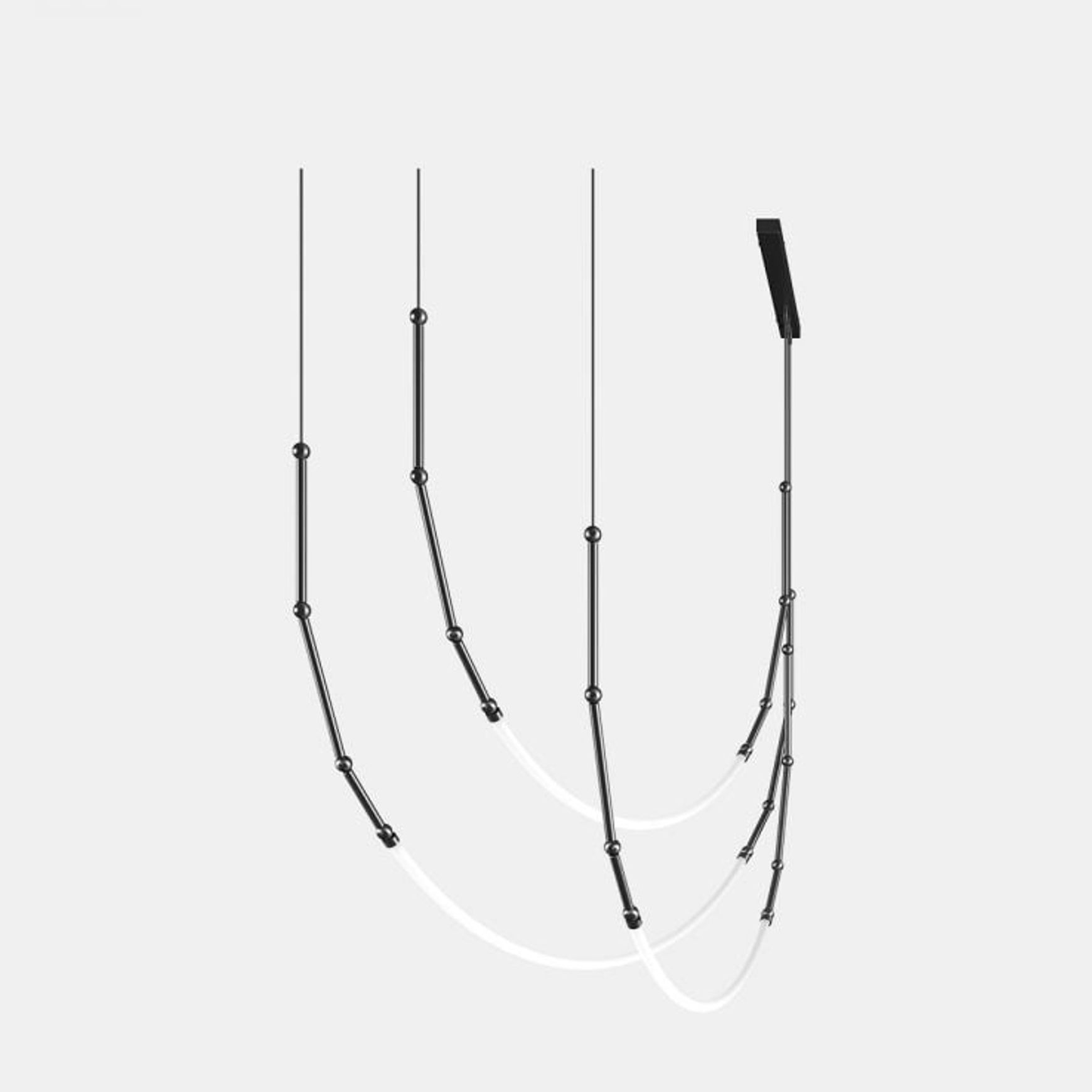 Leda 3lt Curve Pendant Light