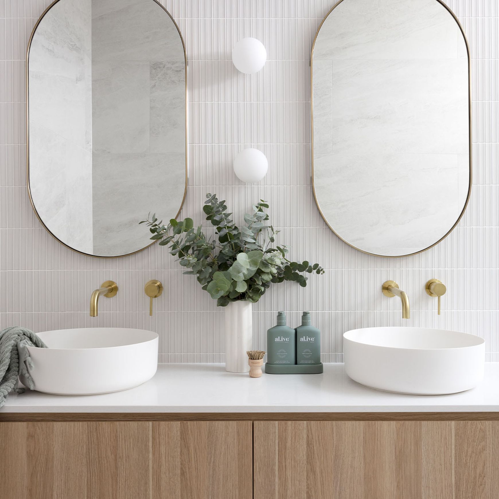 Orb Mirror Wall Light