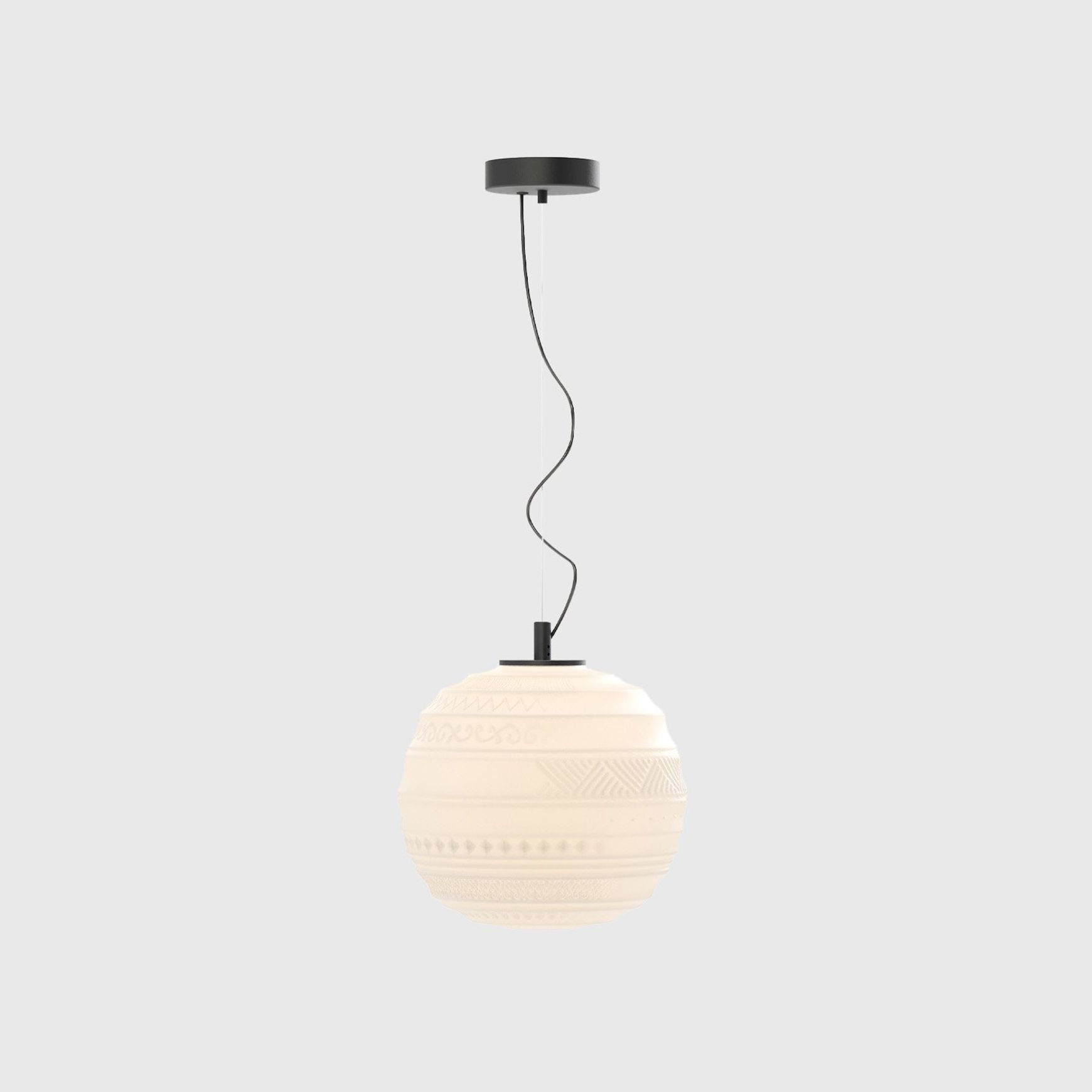 Braille Pendant Light