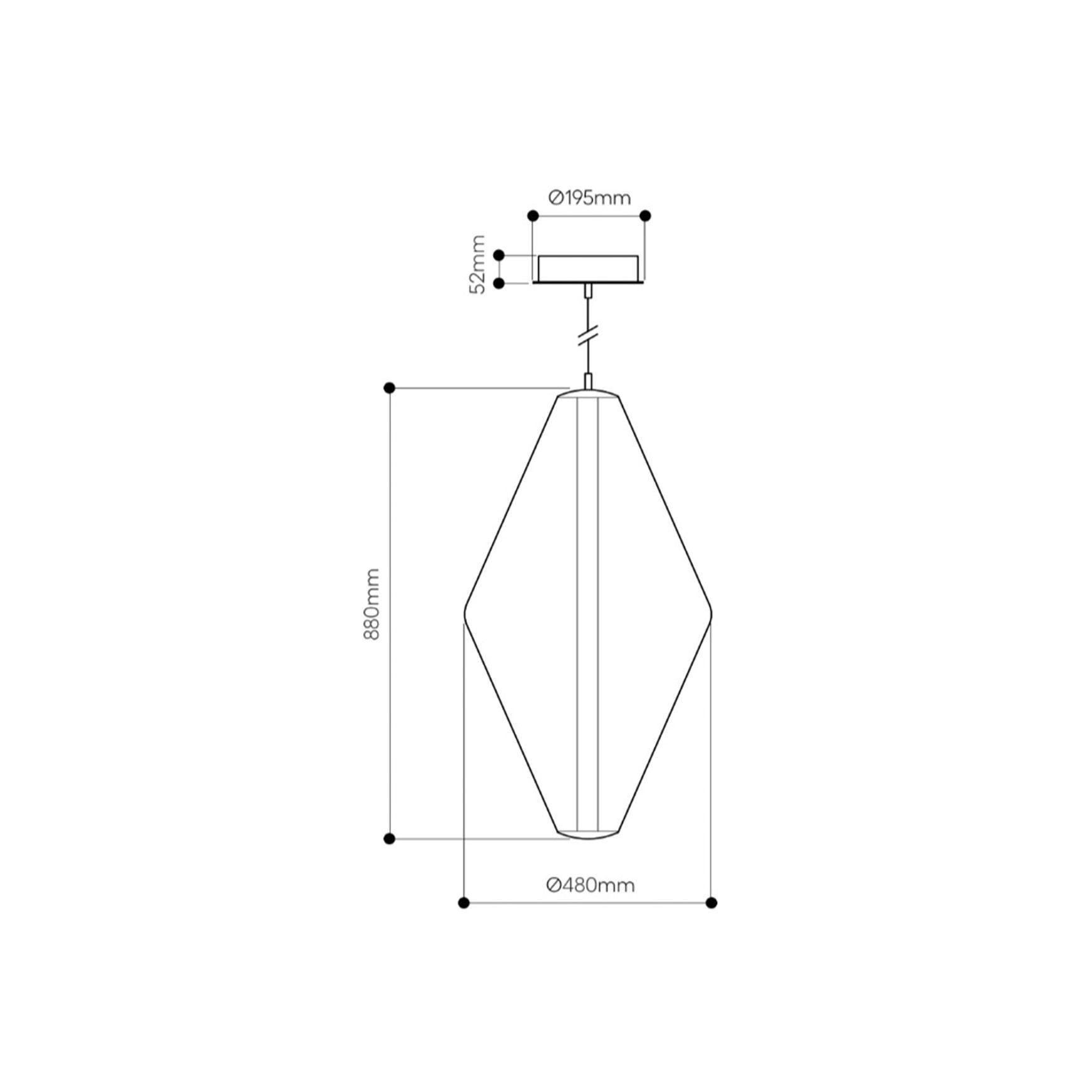 Buoy Double Cone Pendant Light