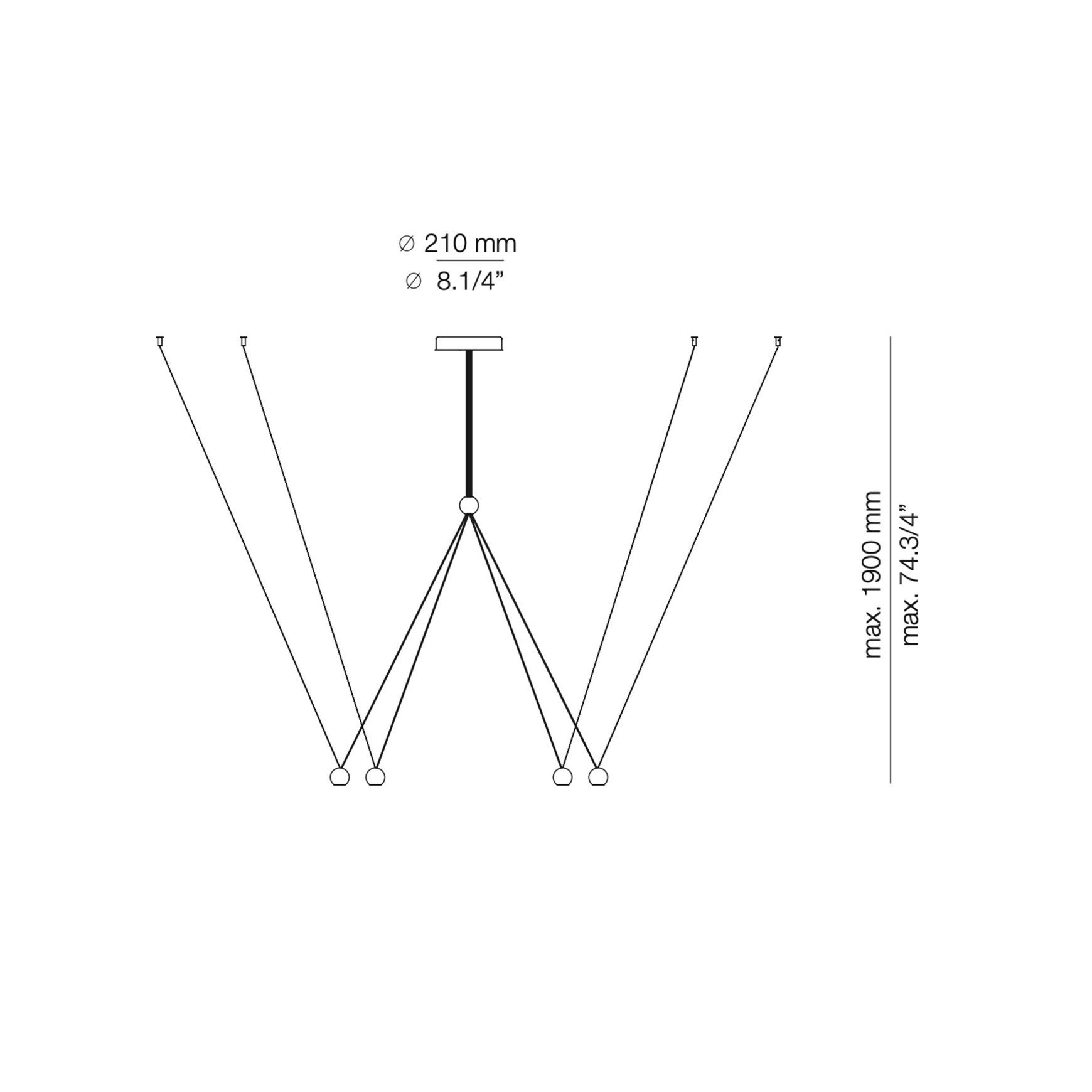 Compass Cluster Pendant Light