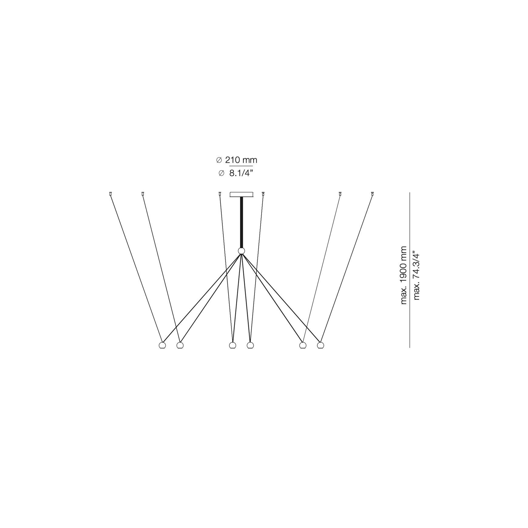 Compass Cluster Pendant Light